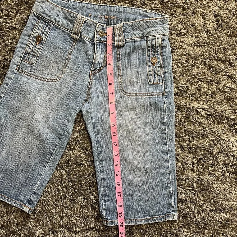 Boom boom jeans bermudas jean shorts size 5